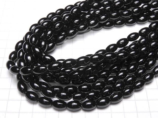 [Video] Onyx AAA Rice 12x8x8mm 1-strand beads (approx. 15inch/38cm)