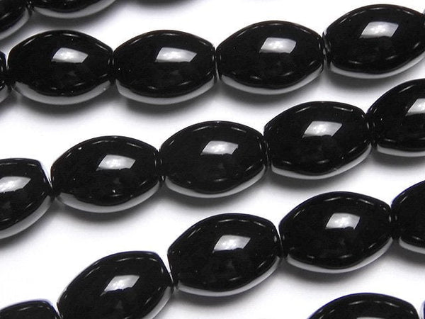 [Video]Onyx AAA Rice 14x10x10mm 1strand beads (aprx.15inch/36cm)