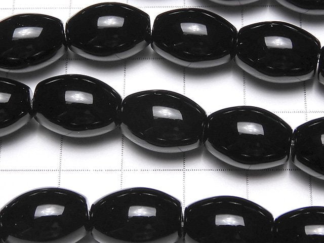 [Video]Onyx AAA Rice 14x10x10mm 1strand beads (aprx.15inch/36cm)