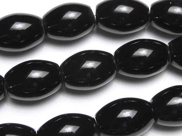 [Video] Onyx AAA Rice 18x13x13mm half or 1strand beads (aprx.15inch/36cm)