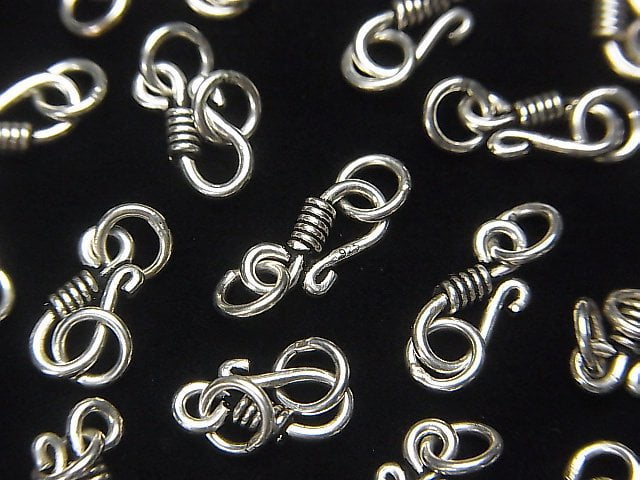 Hook, Silver Metal Beads & Findings