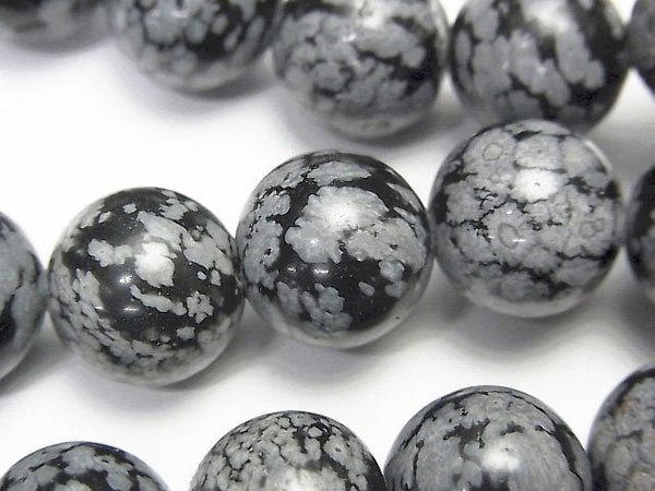 Obsidian, Round Gemstone Beads