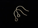 14KGF Earwire 12x12mm 1pair