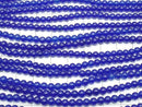 Blue Jade Round 4mm NO.2 1strand beads (aprx.15inch/36cm)