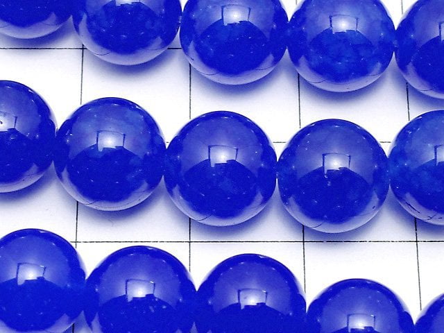 Blue Jade Round 10mm NO.2 1strand beads (aprx.15inch/36cm)