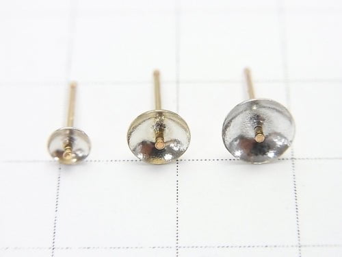 14KGF Direct Earstuds Earrings [10.5x3.5mm][12x5.2mm][12x6mm] 1pair