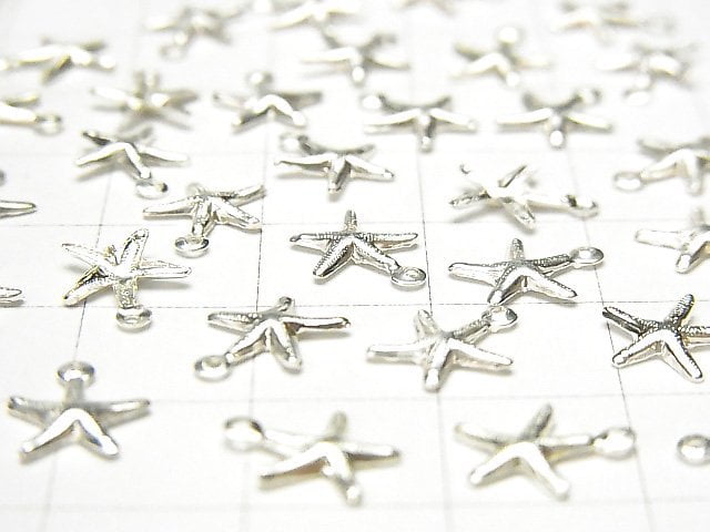 Silver925 Charm 9x8mm Starfish (Starfish) 3pcs