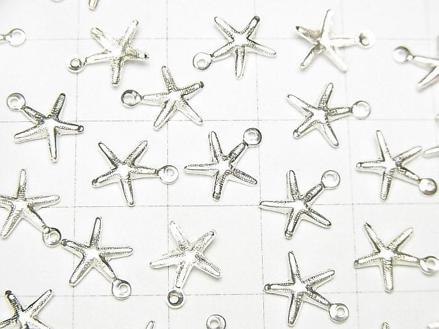 Silver925 Charm 9x8mm Starfish (Starfish) 3pcs