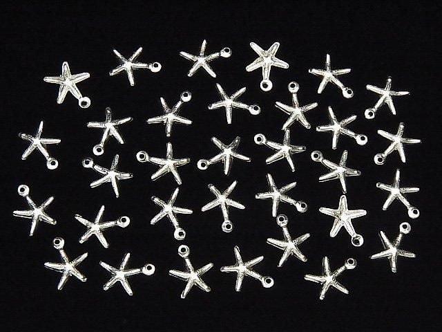925純銀吊飾 9x8mm 海星 (3個)