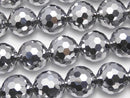 [Video] High Quality! Terahertz 128Faceted Round 12mm half or 1strand beads (aprx.15inch/36cm)