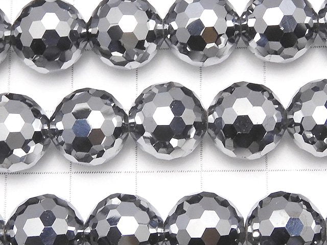 High Quality!  Terahertz  128Faceted Round 12mm 1/4 or 1strand beads (aprx.15inch/36cm)