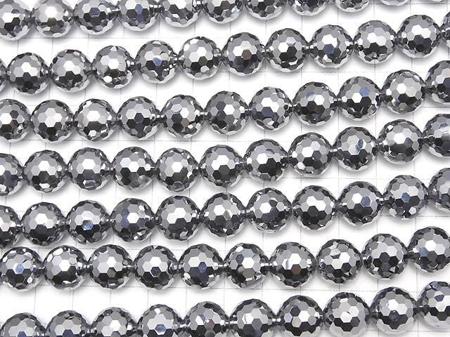 [Video] High Quality! Terahertz 128Faceted Round 12mm half or 1strand beads (aprx.15inch/36cm)