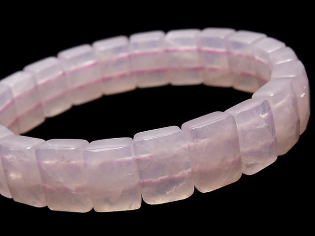 Accessories, Bracelet, Rectangle, Rose Quartz Gemstone Beads