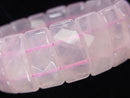 Accessories, Bracelet, Rectangle, Rose Quartz Gemstone Beads