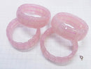 1strand $19.99! Rose Quartz AA + 2 holes Faceted Rectangle 25 x 11 x 8 mm 1 strand (Bracelet)