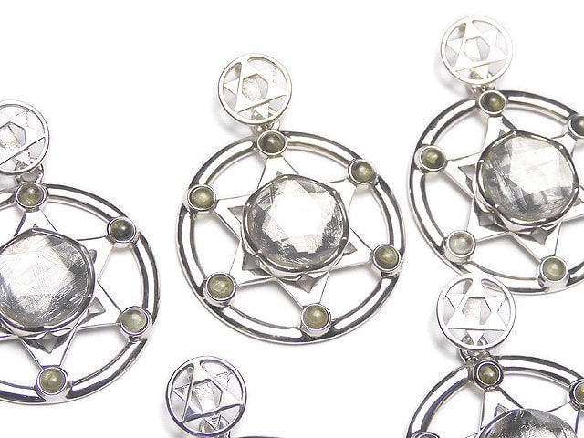 Accessories, Hexagram, Meteorite, Pendant Gemstone Beads