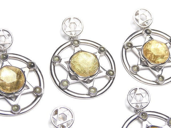 Accessories, Hexagram, Meteorite, Pendant, Star Gemstone Beads