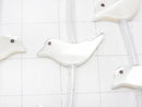 High Quality Mother of Pearl MOP AAA White Bird Shape Half or 1strand (Approx 18pcs)