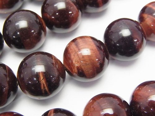 Round, Tiger's Eye Gemstone Beads