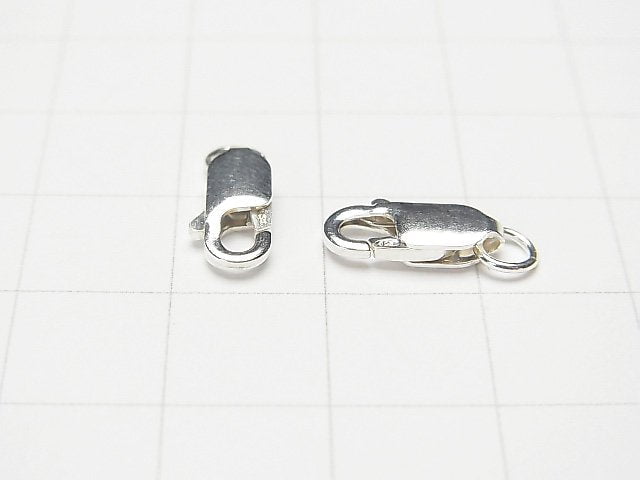 Silver925 Lobster (with Jump Ring) 8mm,10mm,12mm,14mm No coating 2pcs