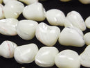 Mother of Pearl MOP White Nugget 1strand beads (aprx.15inch/36cm)