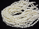 Mother of Pearl MOP White Nugget 1strand beads (aprx.15inch/36cm)