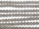 [Video] 1strand $7.79! Flash, gray Onyx Round 8mm 1strand beads (aprx.15inch / 37cm)