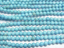 Magnesite Turquoise  Round 3mm 1strand beads (aprx.15inch/37cm)