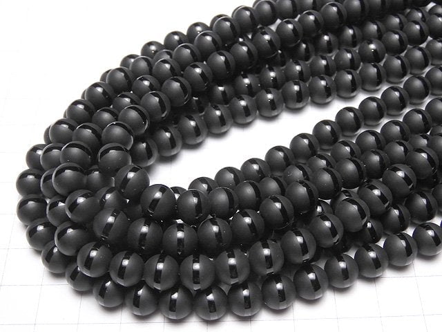 1strand $4.79! Line Carved Frost Onyx Round 8mm 1strand beads (aprx.15inch / 38cm)