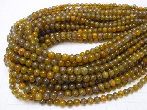 1strand $4.79! Dragon Agate Round 6mm Green Color 1strand beads (aprx.15inch / 36cm)
