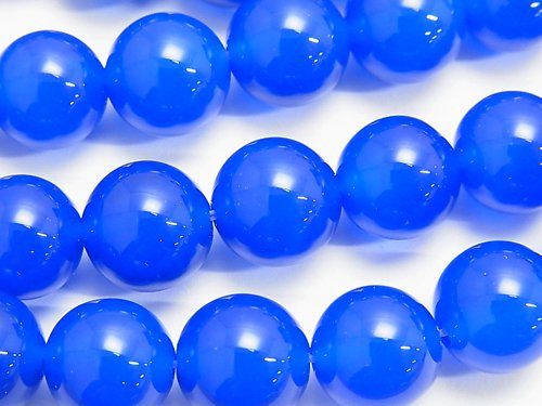 Blue Agate AAA Round 12mm half or 1strand beads (aprx.15inch/36cm)