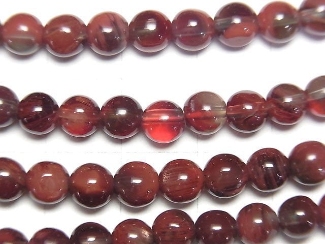 [Video] Tibetan Andesine AAA Round 6 mm 1/4 or 1strand beads (aprx.15 inch / 38 cm)