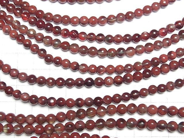 [Video] Tibetan Andesine AAA Round 6 mm 1/4 or 1strand beads (aprx.15 inch / 38 cm)