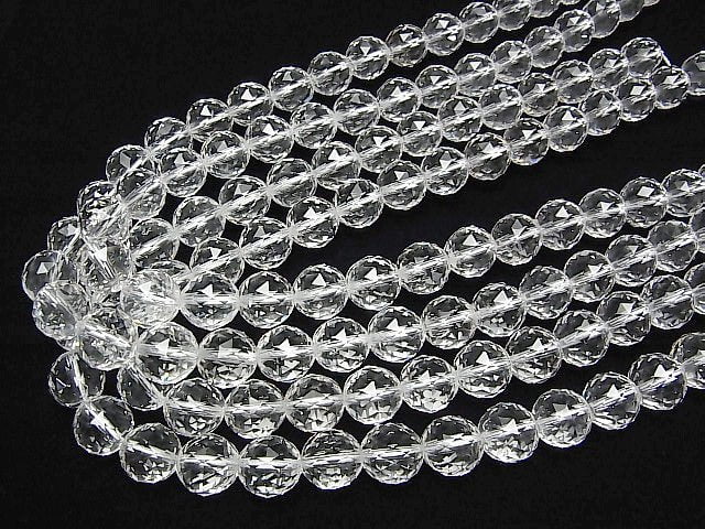 [Video] High Quality! Crystal AAA Triangle Faceted Round 12 mm 1/4 or 1strand beads (aprx.15 inch / 36 cm)