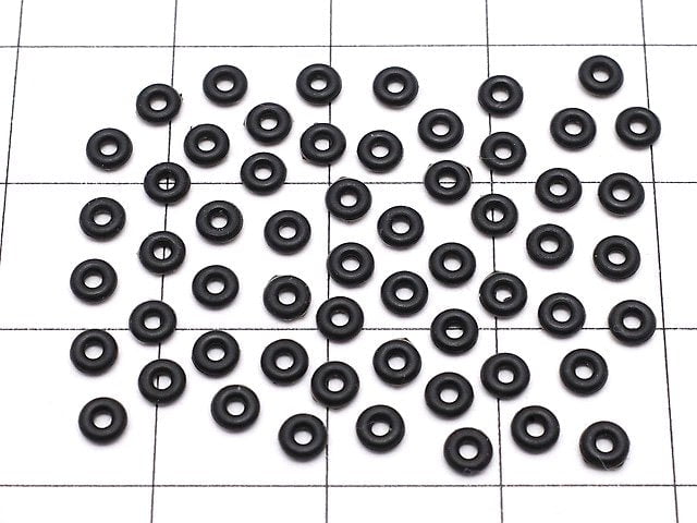 100 pcs $4.79! Silicone ring (Stone guard) 3 x 3 x 1 mm Black 100 pcs