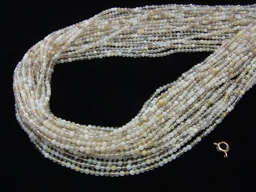 1strand $3.79! Light color Botswana Agate Round 2mm 1strand beads (aprx.15inch / 38cm)