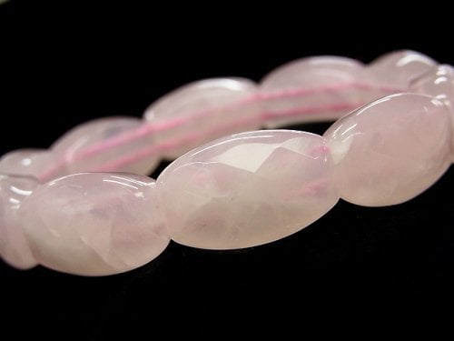 Accessories, Bracelet, Rectangle, Rose Quartz Gemstone Beads