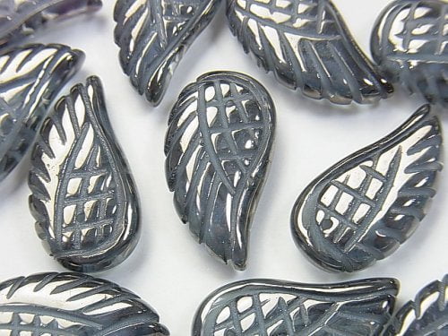 Angel Wing, Flash Crystal Gemstone Beads