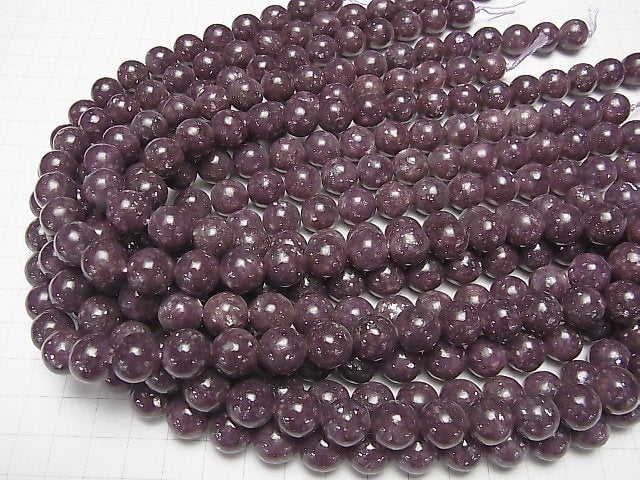 [Video] Lepidolite AAA Round 12mm 1/4 or 1strand beads (aprx.15inch/38cm)