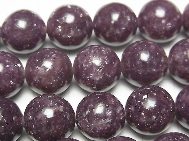 [Video]Lepidolite AAA Round 14mm 1/4 or 1strand beads (aprx.15inch/38cm)