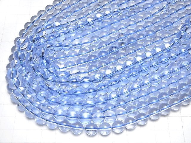 [Video] Blue Quartz Round 8mm half or 1strand beads (aprx.15inch/36cm)