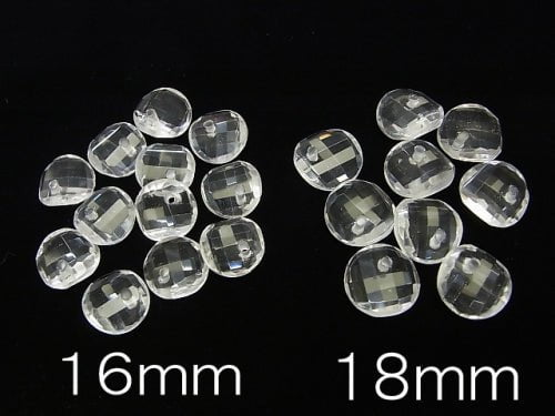 [Video] Crystal AAA - AAA - Twist x Multiple Facets Faceted Coin [14 mm] [16 mm] [18 mm] 5 pcs $7.79