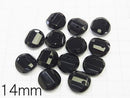 [Video] Onyx  Twist xMultiple Facets Faceted Coin  [14mm][16mm][18mm] 5pcs $7.79