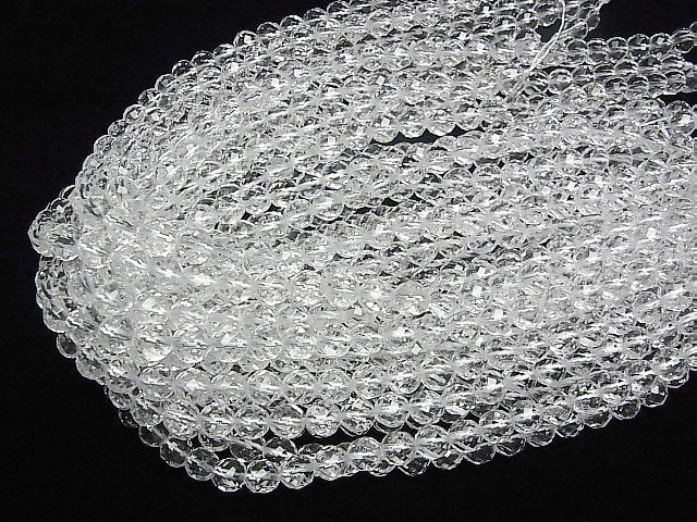 [Video] Crystal AAA Twist 72Faceted Round 8mm half or 1strand beads (aprx.15inch/36cm)