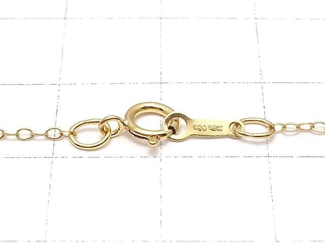 14KGF Flat Cable Chain 1.3mm [40cm][45cm] Necklace 1pc