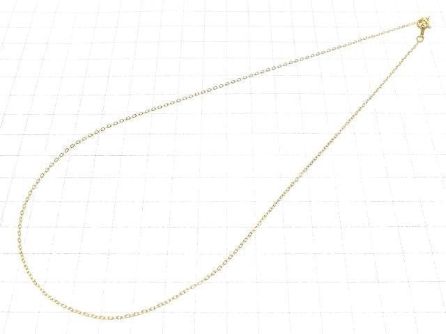 14KGF Flat Cable Chain 1.3mm [40cm][45cm] Necklace 1pc