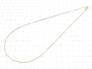 14KGF Flat Cable Chain NO.2 1.3mm [40cm][45cm] Necklace 1pc
