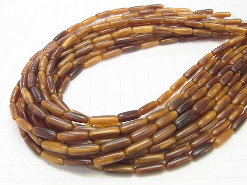 1strand $3.79! Buffalo Horn Rice 15x5x5 Yellow 1strand beads (aprx.15inch / 38cm)