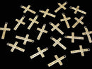 14KGF Charm 17.5x10mm Cross 1pc