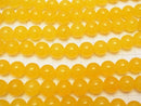 Honey color Jade Round 10mm 1strand beads (aprx.15inch / 36cm)